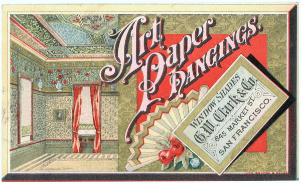 1880s G.W. Clark Trade Card