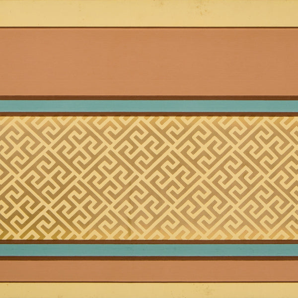 Greek Key Gilt Ceiling Border/Antique Wallpaper - Bolling & Company