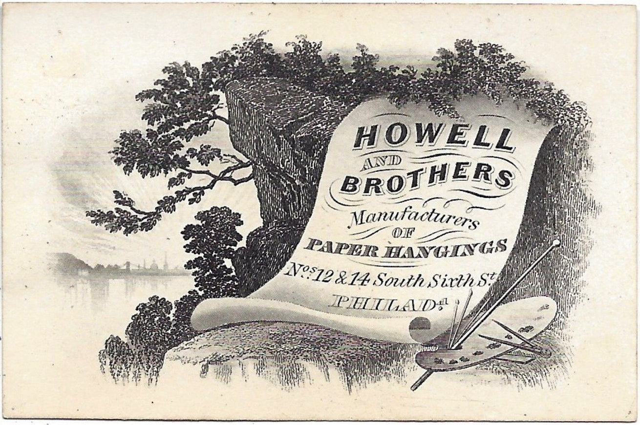 1870s Howell & Bros Trade Card