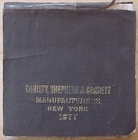 1877 Christy Shepherd & Garrett, Manufacturer