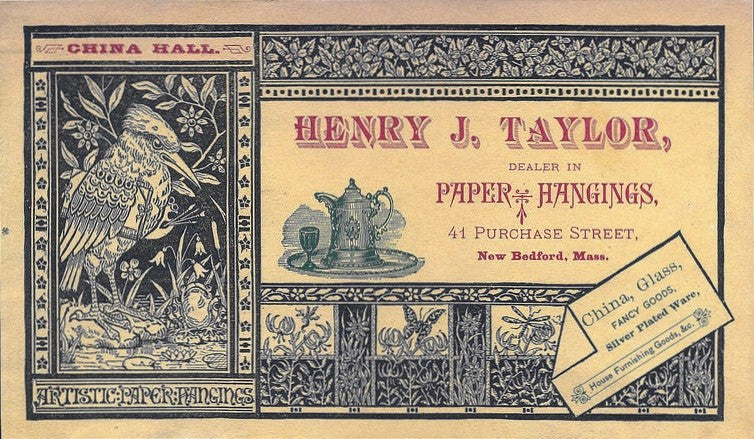 c.1880 Henry J. Taylor Trade Card