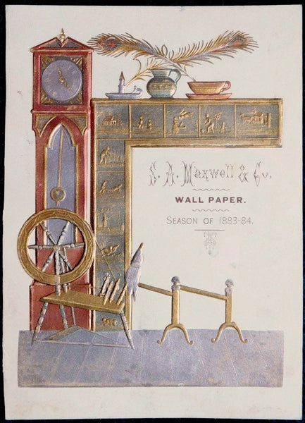 1883-1884 S.A. Maxwell Trade Card