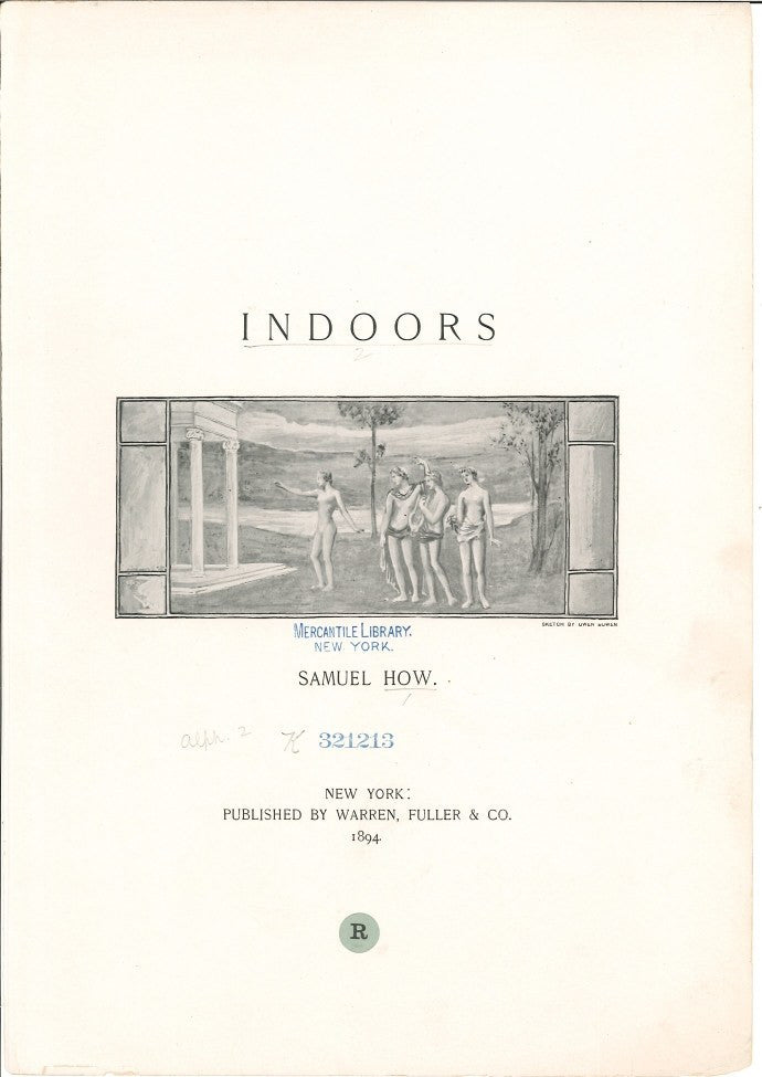 1894 Indoors by Samuel How for Warren Fuller