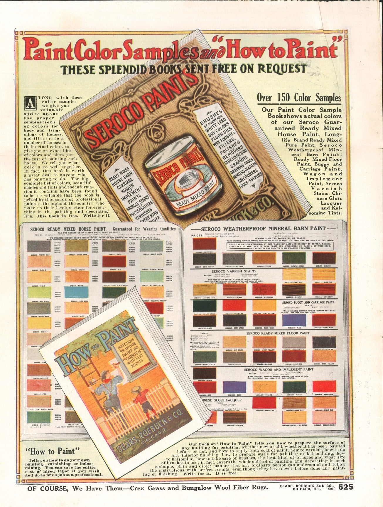 1910s Sears Paint & Wallpaper Cut Sheets