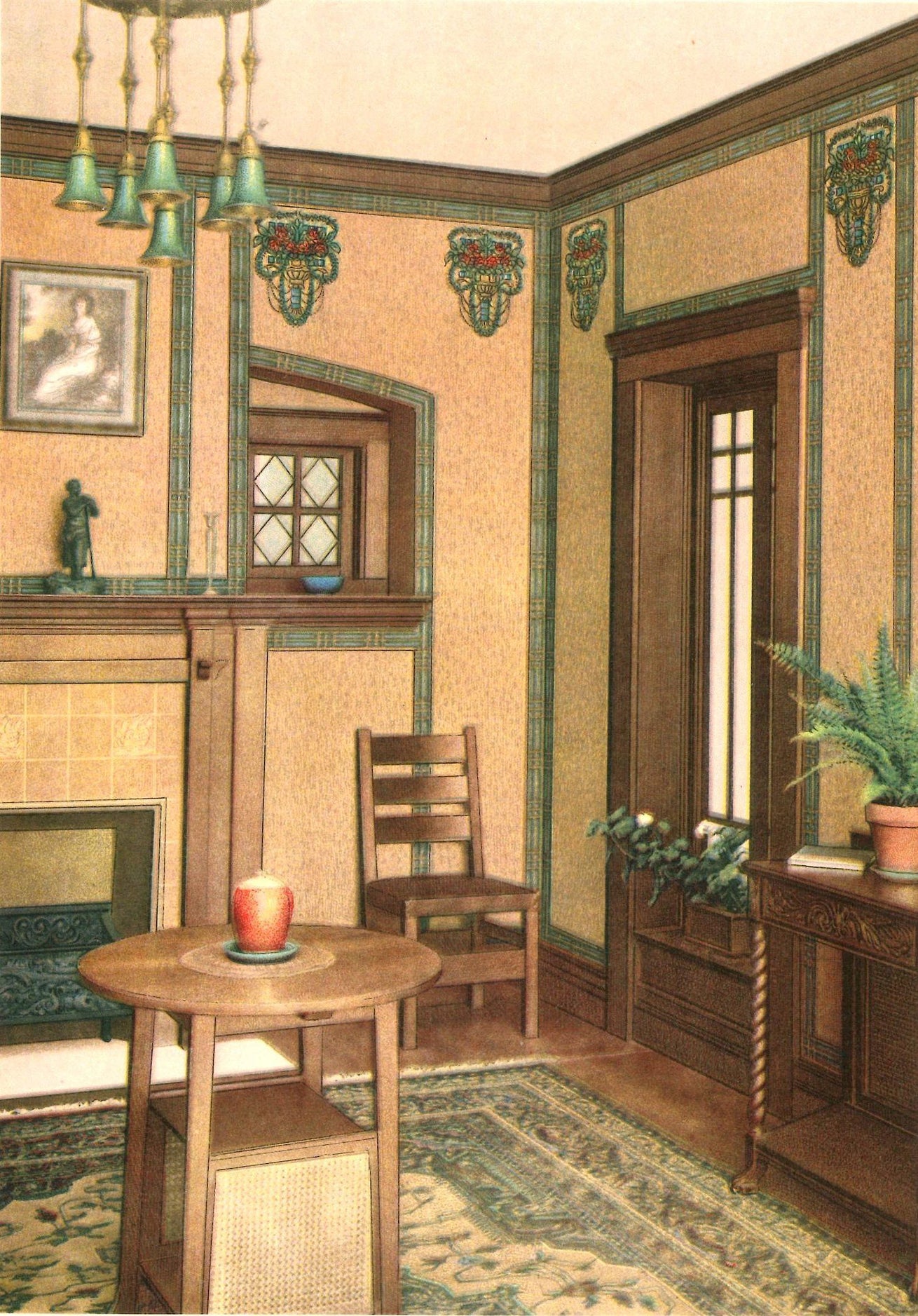 1913-14 Interior from Decorative Suggestions