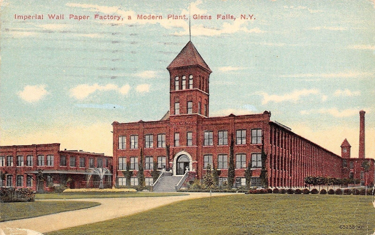 1913 Imperial Wallpaper Factory, Glens Falls NY