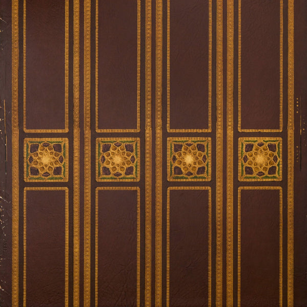 5" Leather Medallion Border - Antique Wallpaper Rolls