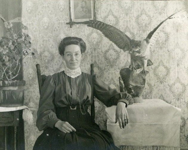 Lady with Stuffed Bird